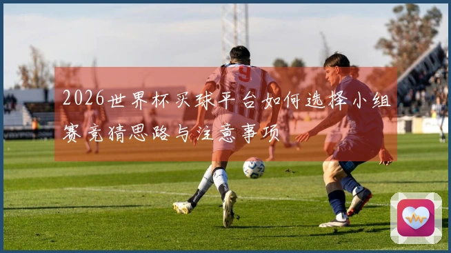 2026世界杯买球平台如何选择小组赛竞猜思路与注意事项